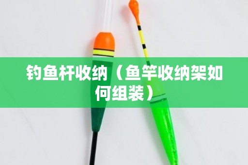 钓鱼杆收纳（鱼竿收纳架如何组装）