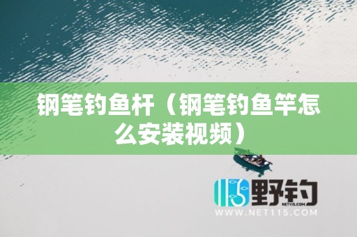 钢笔钓鱼杆（钢笔钓鱼竿怎么安装视频）