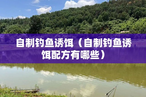 自制钓鱼诱饵（自制钓鱼诱饵配方有哪些）