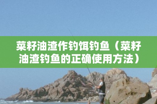 菜籽油渣作钓饵钓鱼（菜籽油渣钓鱼的正确使用方法）