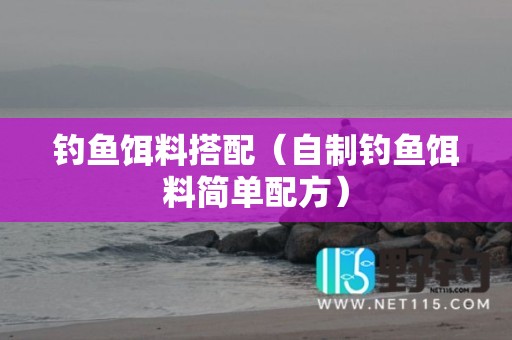 钓鱼饵料搭配（自制钓鱼饵料简单配方）