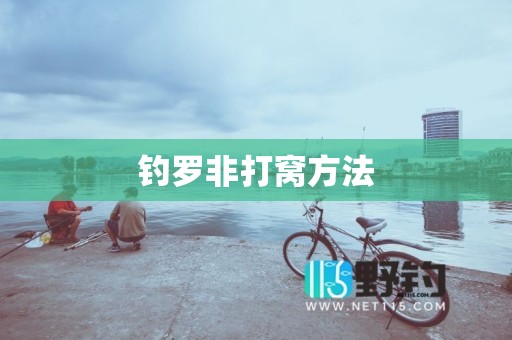 钓罗非打窝方法