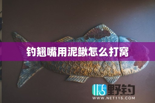钓翘嘴用泥鳅怎么打窝