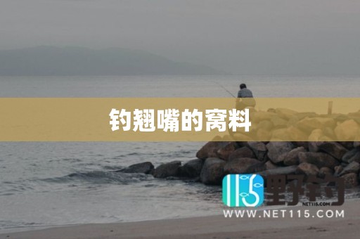 钓翘嘴的窝料