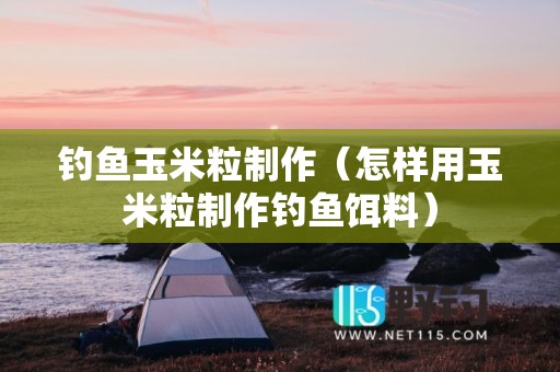 钓鱼玉米粒制作（怎样用玉米粒制作钓鱼饵料）