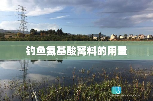钓鱼氨基酸窝料的用量