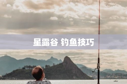 星露谷 钓鱼技巧