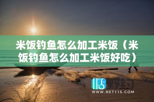 米饭钓鱼怎么加工米饭（米饭钓鱼怎么加工米饭好吃）