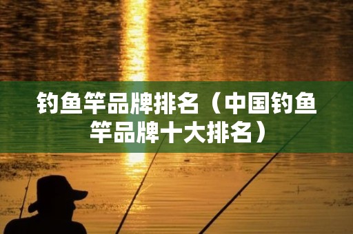 钓鱼竿品牌排名（中国钓鱼竿品牌十大排名）