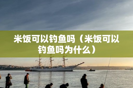 米饭可以钓鱼吗（米饭可以钓鱼吗为什么）