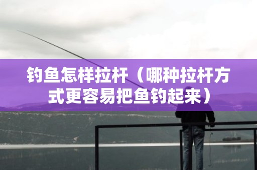钓鱼怎样拉杆（哪种拉杆方式更容易把鱼钓起来）