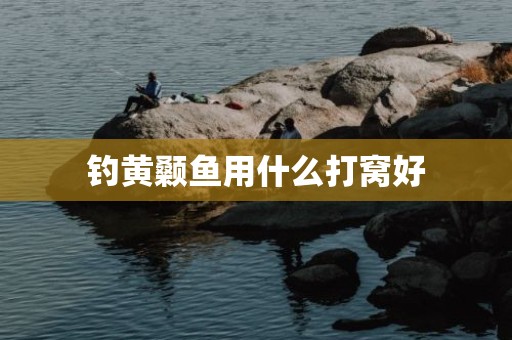 钓黄颡鱼用什么打窝好