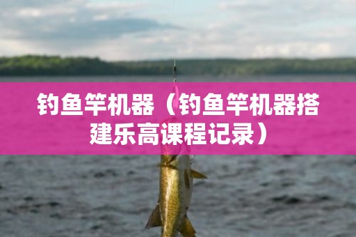 钓鱼竿机器（钓鱼竿机器搭建乐高课程记录）