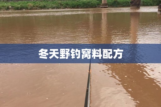 冬天野钓窝料配方