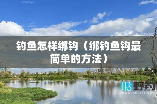 钓鱼怎样绑钩（绑钓鱼钩最简单的方法）