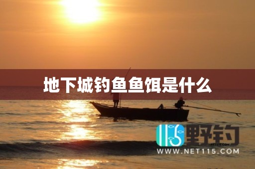 地下城钓鱼鱼饵是什么