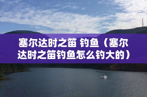 塞尔达时之笛 钓鱼（塞尔达时之笛钓鱼怎么钓大的）