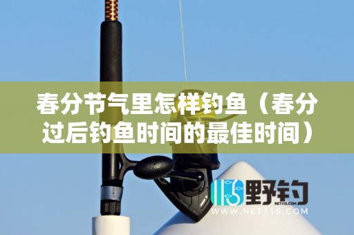 春分节气里怎样钓鱼（春分过后钓鱼时间的最佳时间）