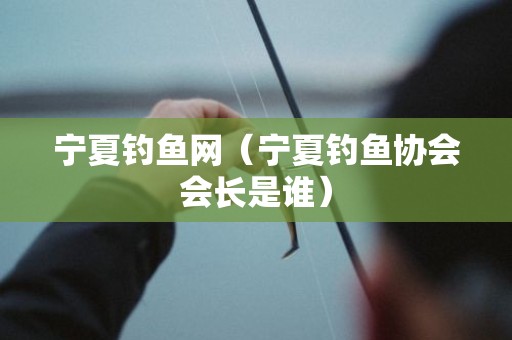 宁夏钓鱼网（宁夏钓鱼协会会长是谁）