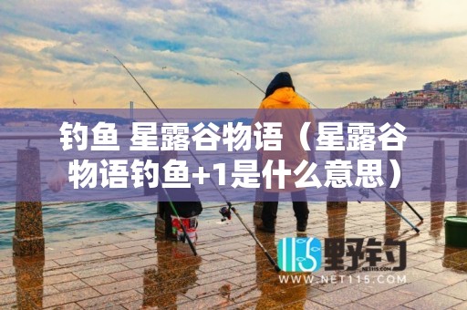 钓鱼 星露谷物语（星露谷物语钓鱼+1是什么意思）