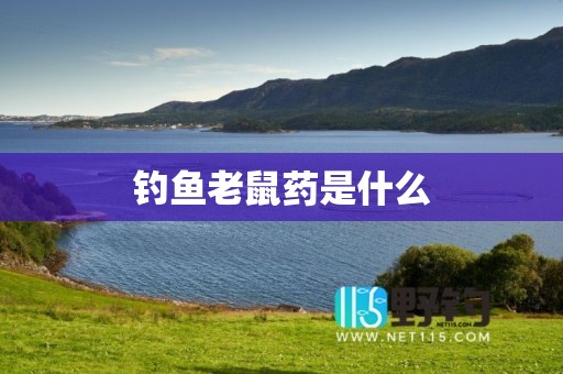 钓鱼老鼠药是什么