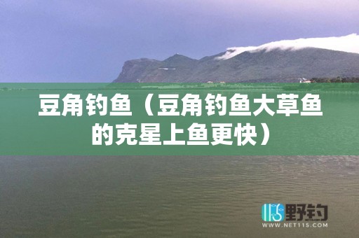 豆角钓鱼（豆角钓鱼大草鱼的克星上鱼更快）