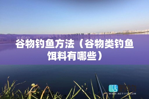谷物钓鱼方法（谷物类钓鱼饵料有哪些）