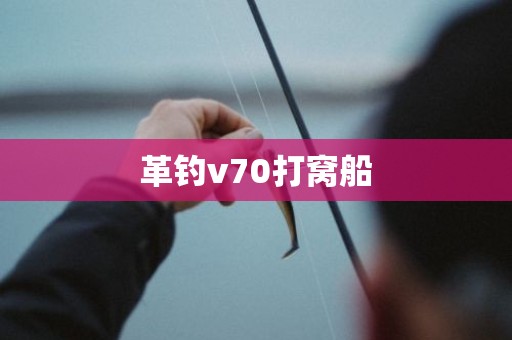 革钓v70打窝船