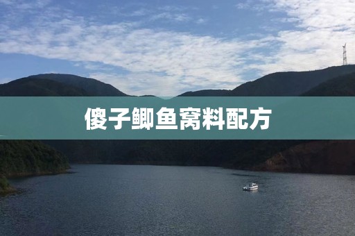 傻子鲫鱼窝料配方