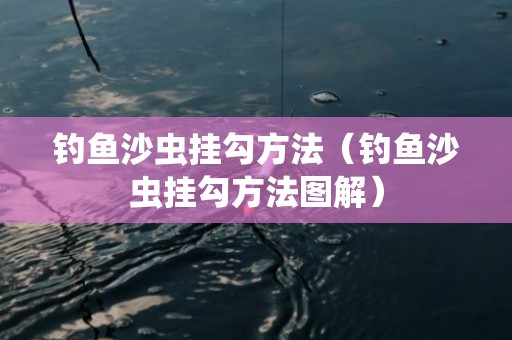钓鱼沙虫挂勾方法（钓鱼沙虫挂勾方法图解）