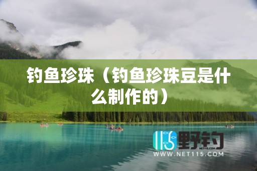 钓鱼珍珠（钓鱼珍珠豆是什么制作的）