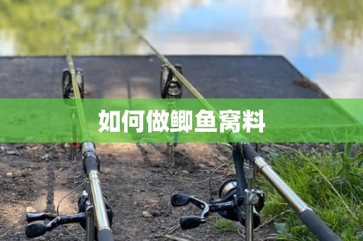 如何做鲫鱼窝料