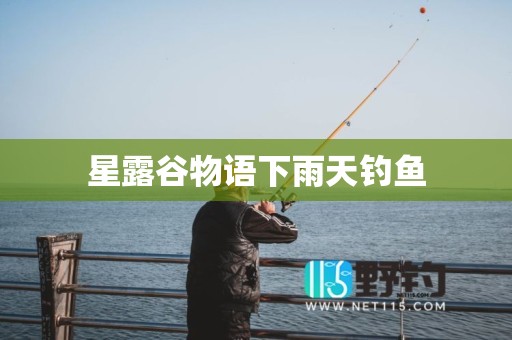 星露谷物语下雨天钓鱼
