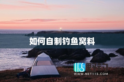 如何自制钓鱼窝料