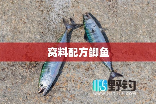 窝料配方鲫鱼
