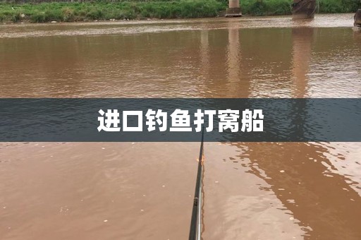 进口钓鱼打窝船
