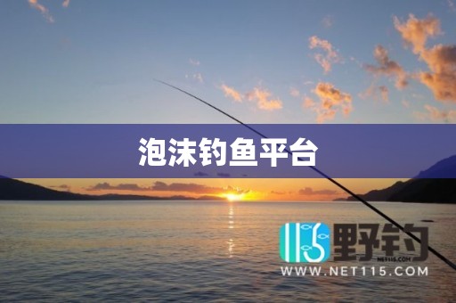 泡沫钓鱼平台