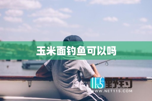玉米面钓鱼可以吗