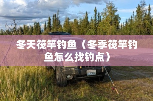冬天筏竿钓鱼（冬季筏竿钓鱼怎么找钓点）