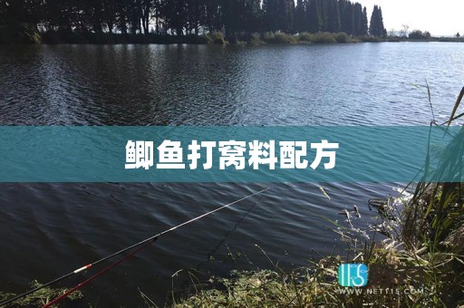 鲫鱼打窝料配方