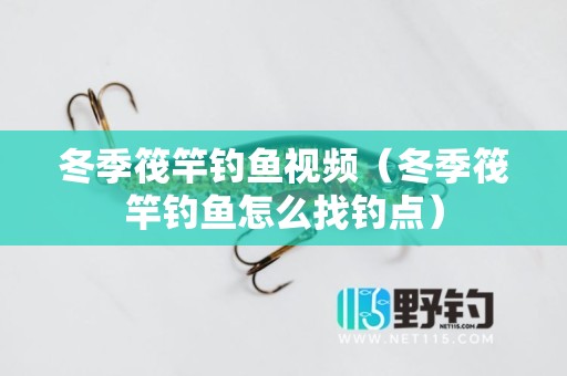 冬季筏竿钓鱼视频（冬季筏竿钓鱼怎么找钓点）