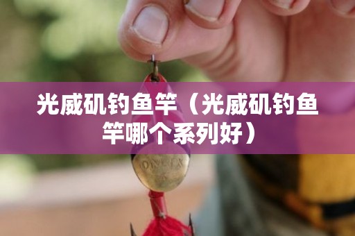 光威矶钓鱼竿（光威矶钓鱼竿哪个系列好）