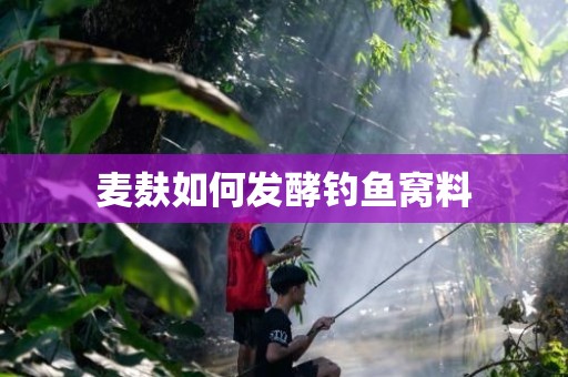 麦麸如何发酵钓鱼窝料