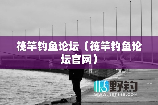 筏竿钓鱼论坛（筏竿钓鱼论坛官网）