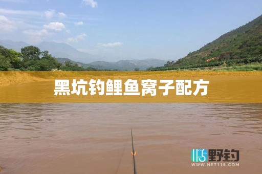 黑坑钓鲤鱼窝子配方