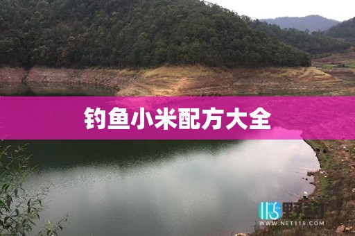 钓鱼小米配方大全