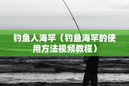 钓鱼人海竿（钓鱼海竿的使用方法视频教程）