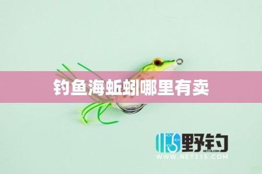 钓鱼海蚯蚓哪里有卖