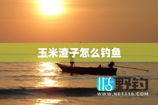 玉米渣子怎么钓鱼