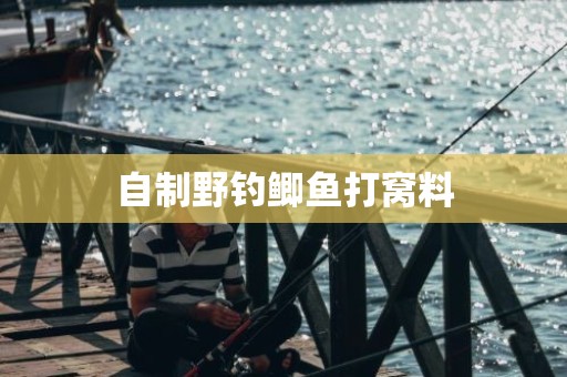 自制野钓鲫鱼打窝料